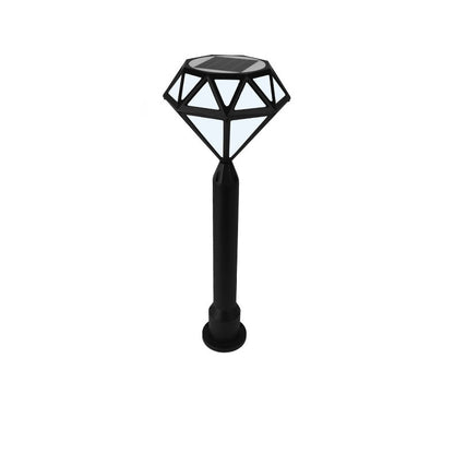 Contemporary Creative Solar Waterproof Aluminum & PC Diamond LED Outdoor Light Landscape Lighting For Garden & Outdoor Patio