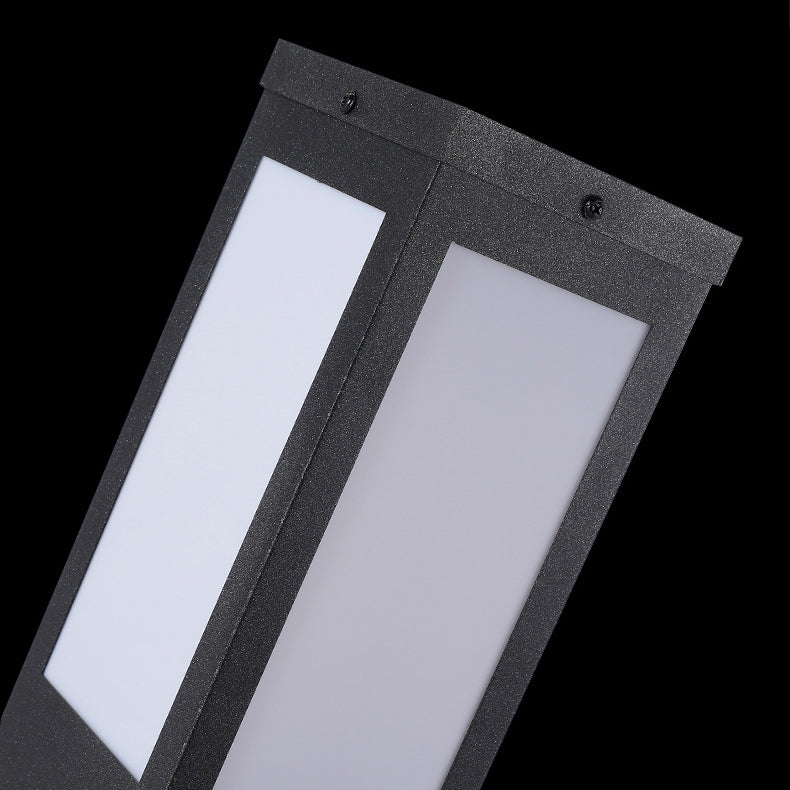 Modern Minimalist Waterproof Metal & PC Pillar 1-Light Outdoor Light Landscape Lighting For Garden & Outdoor Patio