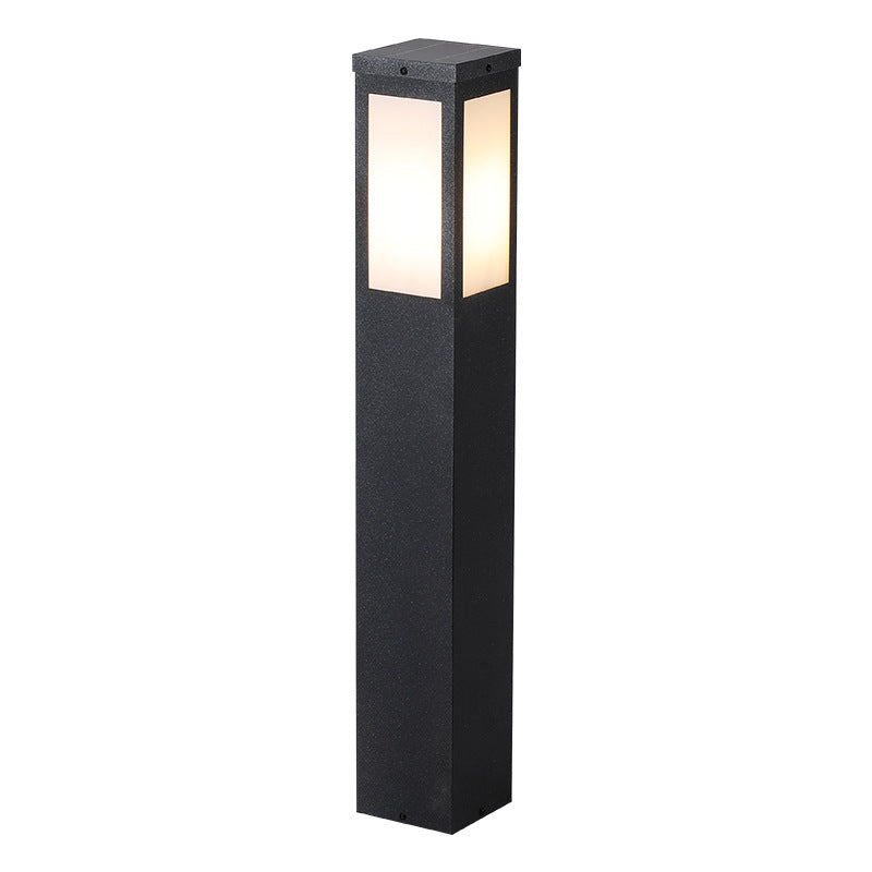 Modern Minimalist Waterproof Metal & PC Pillar 1-Light Outdoor Light Landscape Lighting For Garden & Outdoor Patio