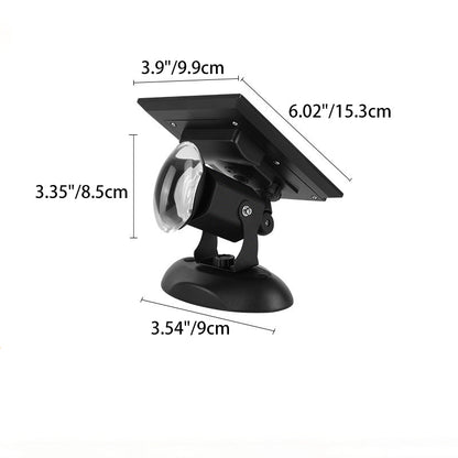 Modern Simplicity Solar Waterproof Aluminum Crystal Camera-Shaped LED Outdoor Light Ambient Spotlight For Garden And Outdoor Patio