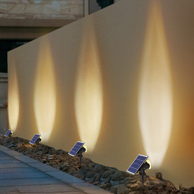 Modern Simplicity Solar Waterproof Aluminum Crystal Camera-Shaped LED Outdoor Light Ambient Spotlight For Garden And Outdoor Patio