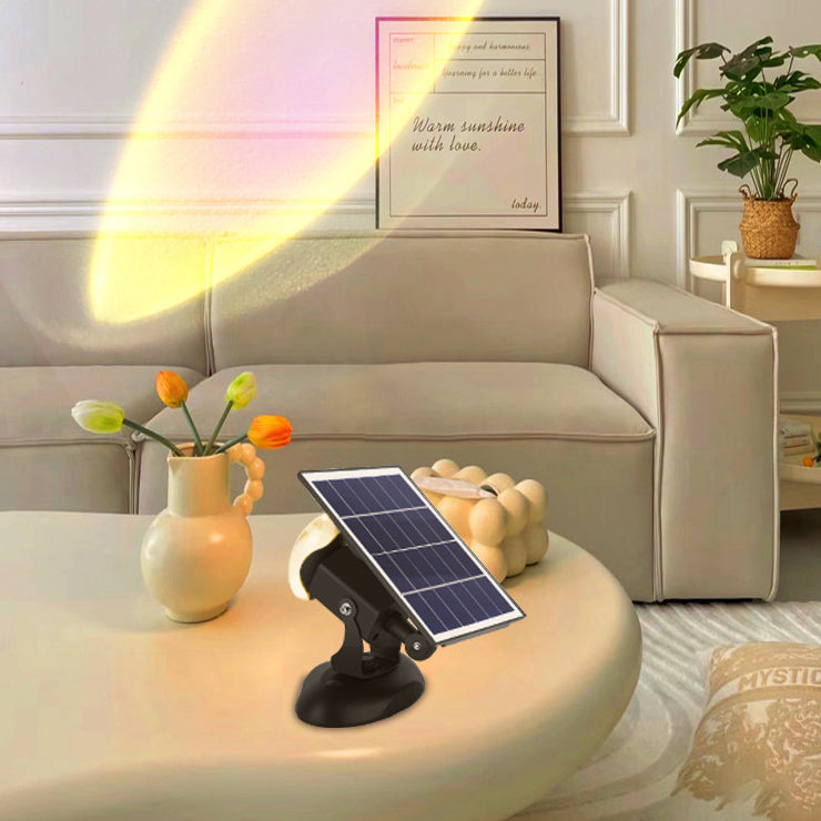 Modern Simplicity Solar Waterproof Aluminum Crystal Camera-Shaped LED Outdoor Light Ambient Spotlight For Garden And Outdoor Patio