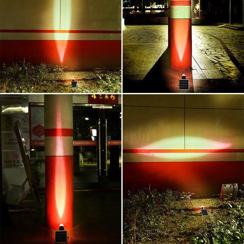 Modern Simplicity Solar Waterproof Aluminum Crystal Camera-Shaped LED Outdoor Light Ambient Spotlight For Garden And Outdoor Patio