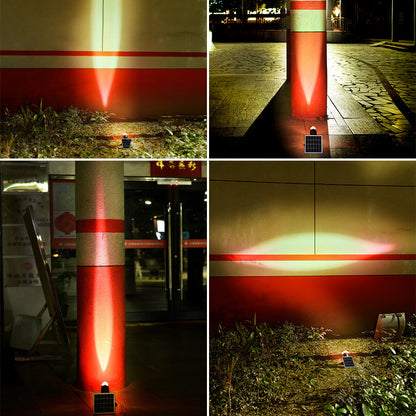 Modern Simplicity Solar Waterproof Aluminum Crystal Camera-Shaped LED Outdoor Light Ambient Spotlight For Garden And Outdoor Patio