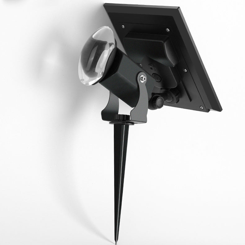 Modern Simplicity Solar Waterproof Aluminum Crystal Camera-Shaped LED Outdoor Light Ambient Spotlight For Garden And Outdoor Patio