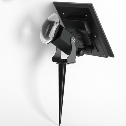 Modern Simplicity Solar Waterproof Aluminum Crystal Camera-Shaped LED Outdoor Light Ambient Spotlight For Garden And Outdoor Patio