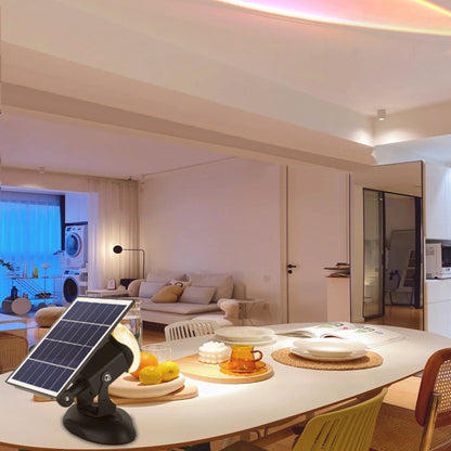 Modern Simplicity Solar Waterproof Aluminum Crystal Camera-Shaped LED Outdoor Light Ambient Spotlight For Garden And Outdoor Patio