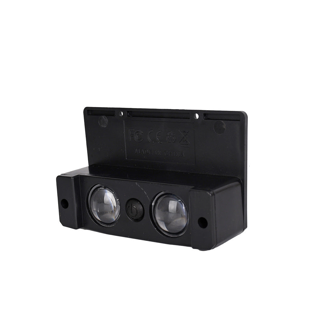 Modern Simplicity Solar Waterproof ABS Rectangular LED Wall Sconce Lamp For Garden And Outdoor Patio