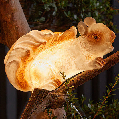 Contemporary Creative Solar Waterproof PVC Squirrel LED Outdoor Light Landscape Lighting For Garden Decoration
