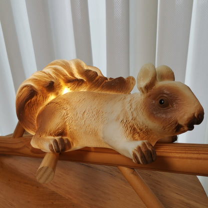 Contemporary Creative Solar Waterproof PVC Squirrel LED Outdoor Light Landscape Lighting For Garden Decoration