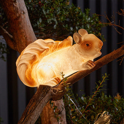 Contemporary Creative Solar Waterproof PVC Squirrel LED Outdoor Light Landscape Lighting For Garden Decoration