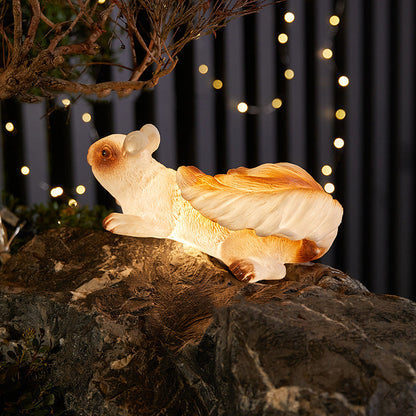 Contemporary Creative Solar Waterproof PVC Squirrel LED Outdoor Light Landscape Lighting For Garden Decoration