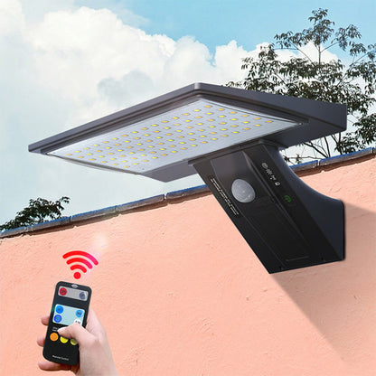 Modern Minimalist Solar Waterproof ABS & PC Rectangular Whale-Tail LED Wall Sconce Lamp For Garden & Outdoor Patio