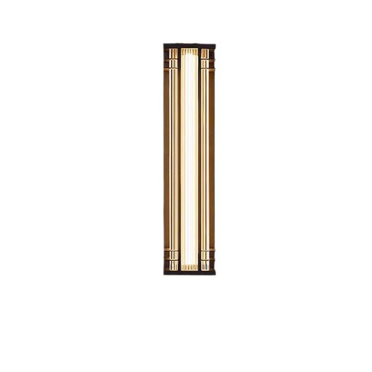 Modern Simplicity Waterproof Stainless Steel PC Rectangular Line Spotlight LED Wall Sconce Lamp For Outdoor Patio