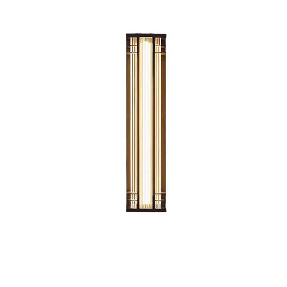 Modern Simplicity Waterproof Stainless Steel PC Rectangular Line Spotlight LED Wall Sconce Lamp For Outdoor Patio