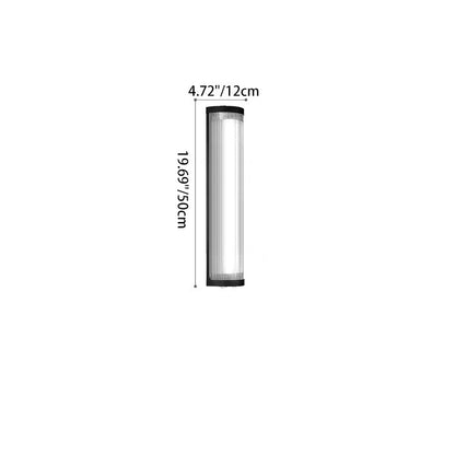 Modern Simplicity Waterproof Stainless Steel PC Rectangular Line Spotlight LED Wall Sconce Lamp For Outdoor Patio