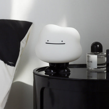 Contemporary Creative Silicone ABS Cute Cloud LED Rechargeable Night Light Table Lamp For Bedroom