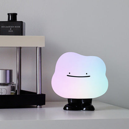 Contemporary Creative Silicone ABS Cute Cloud LED Rechargeable Night Light Table Lamp For Bedroom