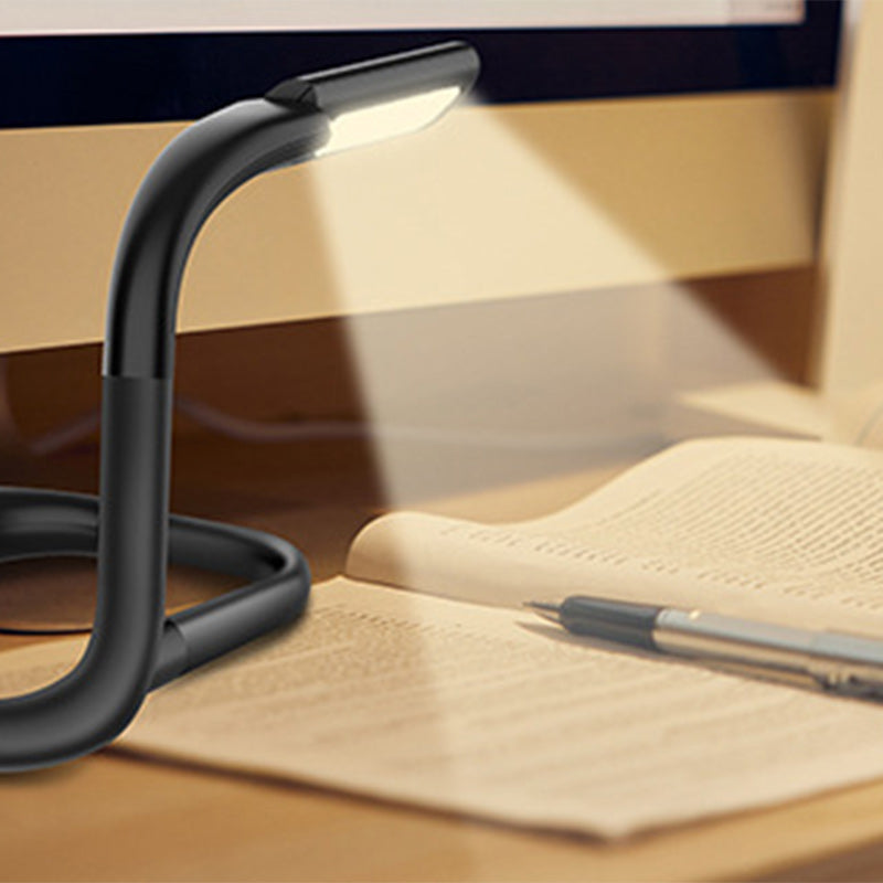 Modern Minimalist Silicone ABS U-Shape LED Rechargeable Desk Lamp For Bedroom And Study