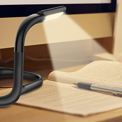 Modern Minimalist Silicone ABS U-Shape LED Rechargeable Desk Lamp For Bedroom And Study