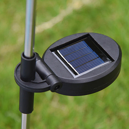 Modern Art Deco Solar Waterproof Stainless Steel PC & ABS Faux Lavender LED Outdoor Light Landscape Lighting For Garden & Outdoor Patio