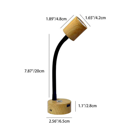 مصباح حائطي عصري للقراءة LED من الألومنيوم بتصميم عنق الإوزة بتصميم نورديك لوضعه بجانب السرير