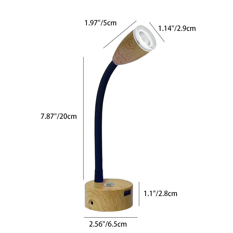 مصباح حائطي عصري للقراءة LED من الألومنيوم بتصميم عنق الإوزة بتصميم نورديك لوضعه بجانب السرير