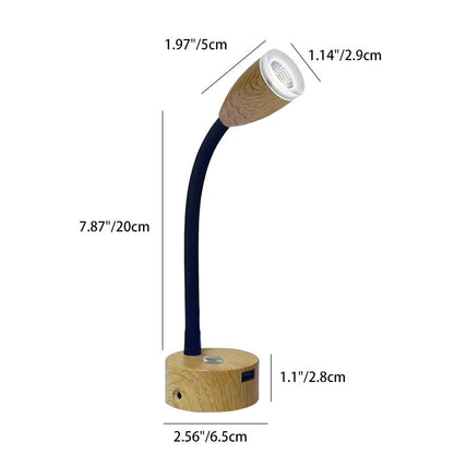مصباح حائطي عصري للقراءة LED من الألومنيوم بتصميم عنق الإوزة بتصميم نورديك لوضعه بجانب السرير