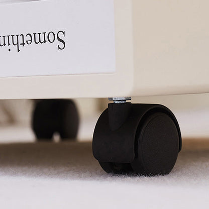 Contemporary Creative Solid Wood Metal Robot-Shaped Square Side Table With 2 Storage For Bedroom & Living Room