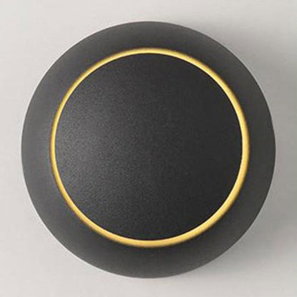 Modern Minimalist Round Acrylic Iron LED Wall Sconce Lamp For Living Room