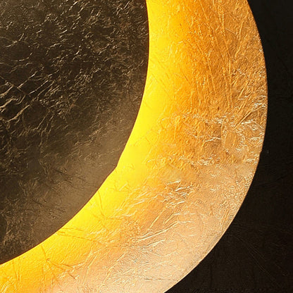 Contemporary Nordic Round Iron LED Wall Sconce Lamp For Bedroom