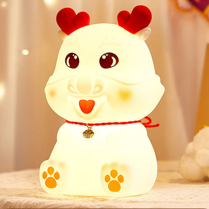 Contemporary Creative Dragon Silicone LED Table Lamp For Living Room
