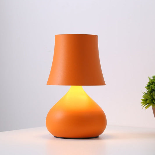 Contemporary Creative Drum Aluminum LED Table Lamp For Living Room
