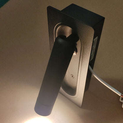 Modern Minimalist Column Steel Aluminum LED Wall Sconce Lamp For Living Room