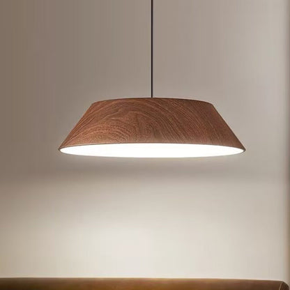 Traditional Rustic Flying Saucer-shaped Iron Acrylic LED Pendant Light For Dining Room