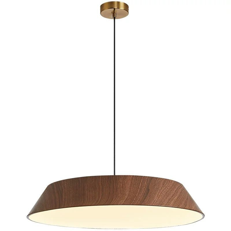 Traditional Rustic Flying Saucer-shaped Iron Acrylic LED Pendant Light For Dining Room