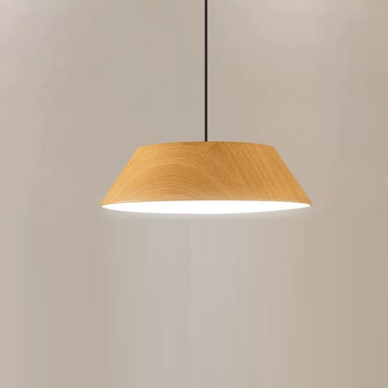 Traditional Rustic Flying Saucer-shaped Iron Acrylic LED Pendant Light For Dining Room