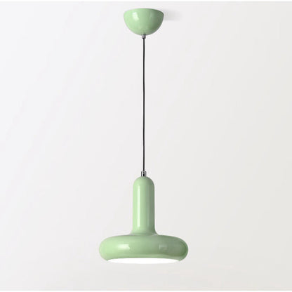 Modern Minimalist Inverted T-Shape Iron 1-Light Pendant Light For Bedroom