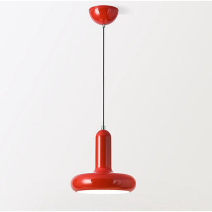 Modern Minimalist Inverted T-Shape Iron 1-Light Pendant Light For Bedroom