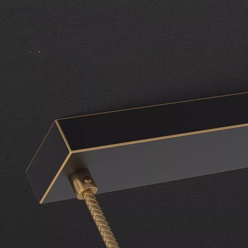Contemporary Creative Leaf-Shaped All-Copper Acrylic LED Island Light Chandelier For Dining Room
