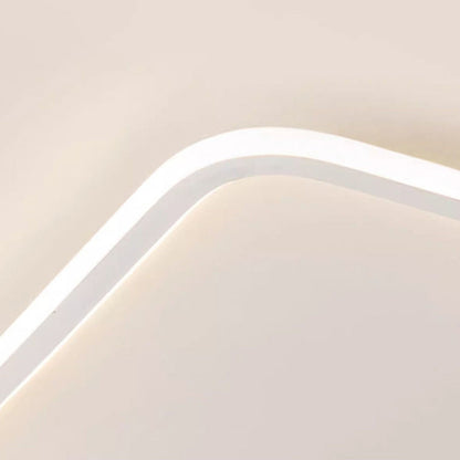 Modern Minimalist Cloud-Shaped Iron Acrylic LED Flush Mount Ceiling Light For Bedroom