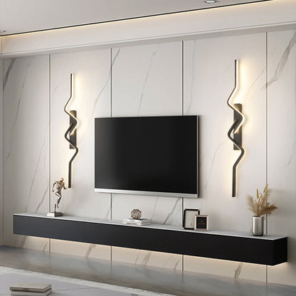 مصباح حائط LED بتصميم عصري بسيط، مصنوع من الألومنيوم والبولي فينيل كلوريد والحديد والسيليكون، لغرفة النوم 