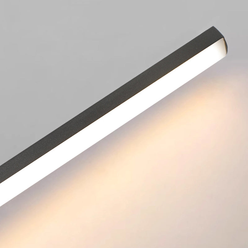 مصباح حائط LED بتصميم عصري بسيط، مصنوع من الألومنيوم والبولي فينيل كلوريد والحديد والسيليكون، لغرفة النوم 
