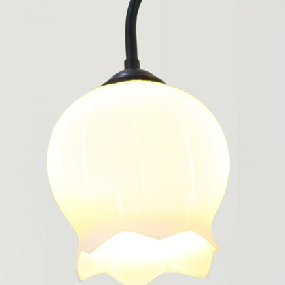 Modern Minimalist Flower-Shaped Iron Glass 3-Light Standing Floor Lamp For Living Room