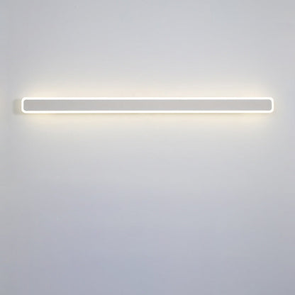 مصباح حائط LED مستطيل الشكل مصنوع من الحديد والأكريليك بتصميم عصري بسيط لغرفة المعيشة 