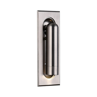 Contemporary Creative Cylindrical Rectangular Acrylic Aluminum Inset LED Wall Scone Lamp For Bedroom