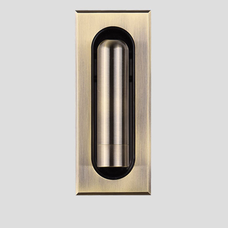 Contemporary Creative Cylindrical Rectangular Acrylic Aluminum Inset LED Wall Scone Lamp For Bedroom