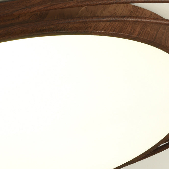 Contemporary Creative Cylindrical Spherical Planetary Shape Iron Acrylic LED Flush Mount Ceiling Light For Bedroom