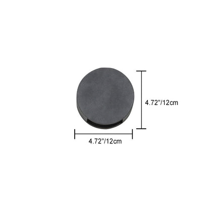 Modern Simplicity Round Aluminum Glass LED Wall Sconce Lamp For Outdoor Patio