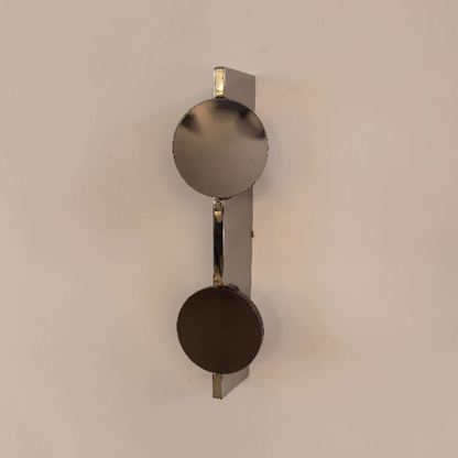 Contemporary Creative Rectangular Round Ripple Light Aluminum Stainless Steel Wall Sconce Lamp For Living Room